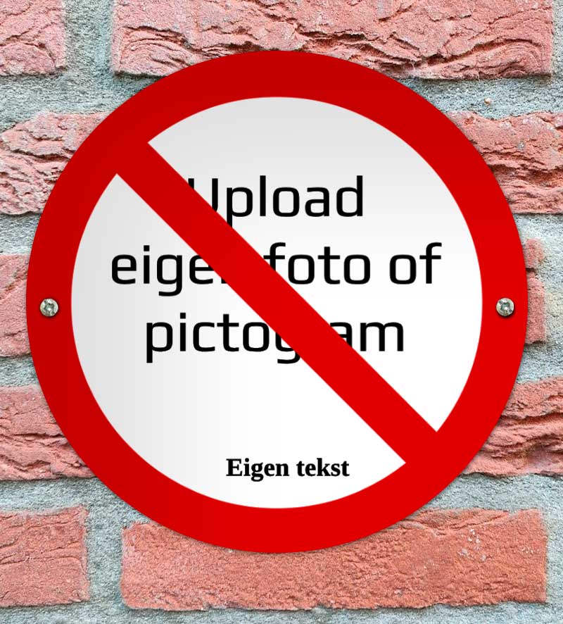 Verbordsbord Personaliseren Eigen Tekst