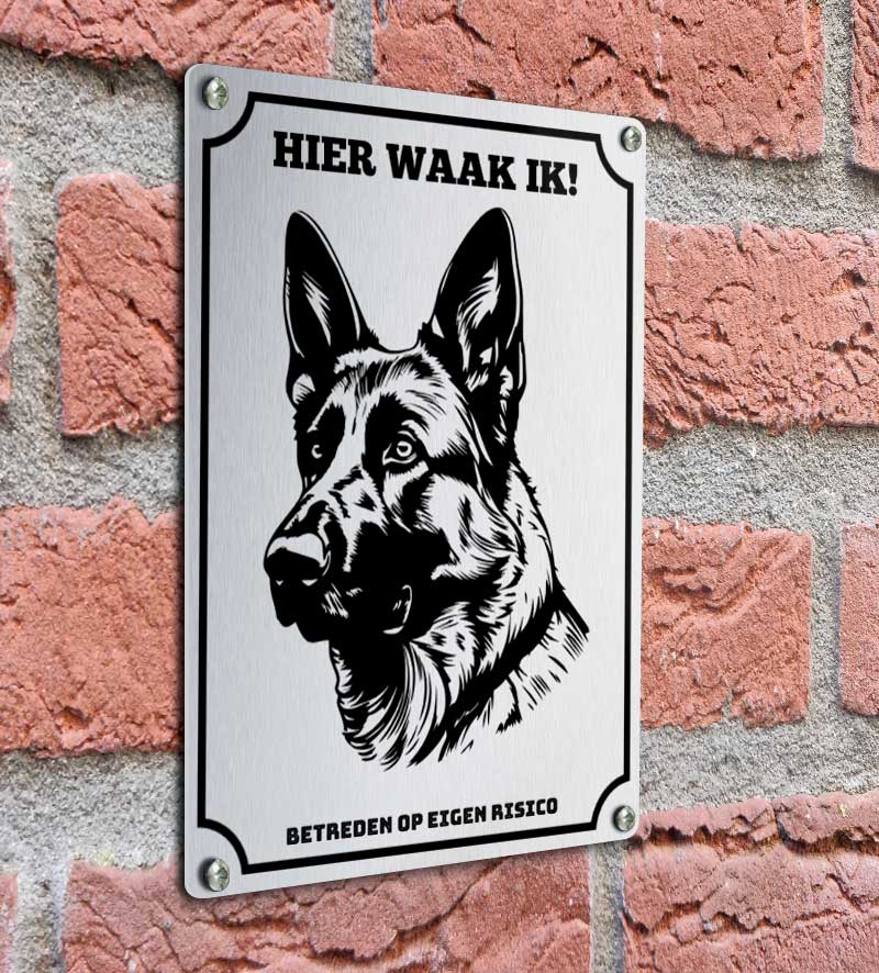 Waakbord Hond Herdershond