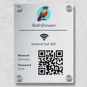 Wifi Wachtwoord Bordje Personaliseren