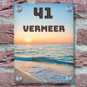 Eigen Foto Naambordje Huis