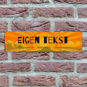 Naambordje Personaliseren Buiten Vrolijk