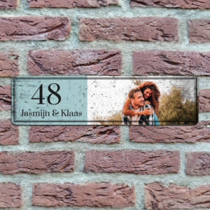 Straatnaambord Buiten Met Foto