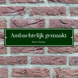 Straatnaambordje Leuk Cadeau