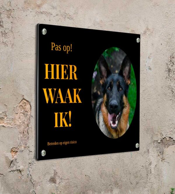 Waakbord Voor Aan De Muur