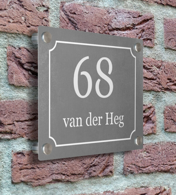 Betonlook Naambord