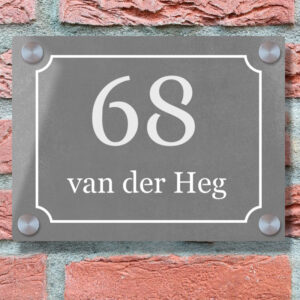 Betonlook Naambord Voordeur