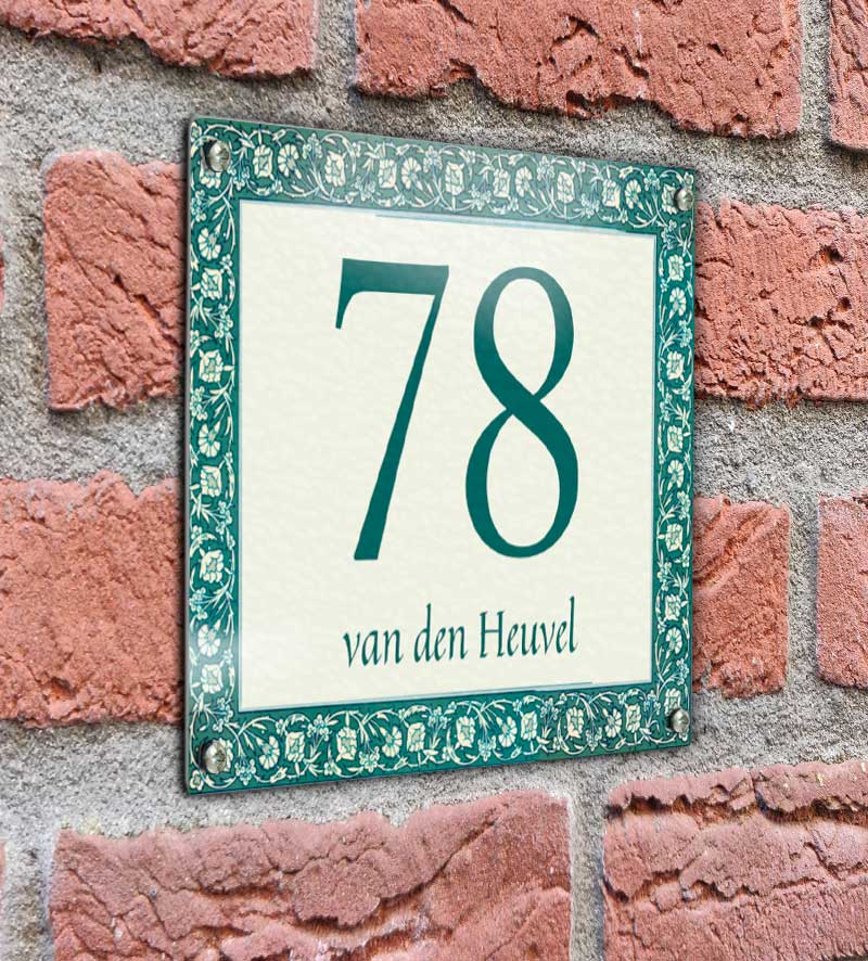 Klassiek Nostalgisch Naambordje Voordeur