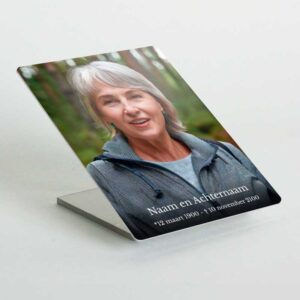 Gedenkplaatje Met Eigen Foto Personaliseren