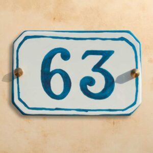 Huisnummerbord Klassiek Porselein