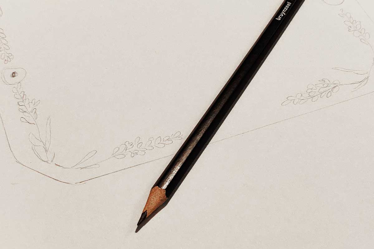 Tekenen Van Design Klassiek Border