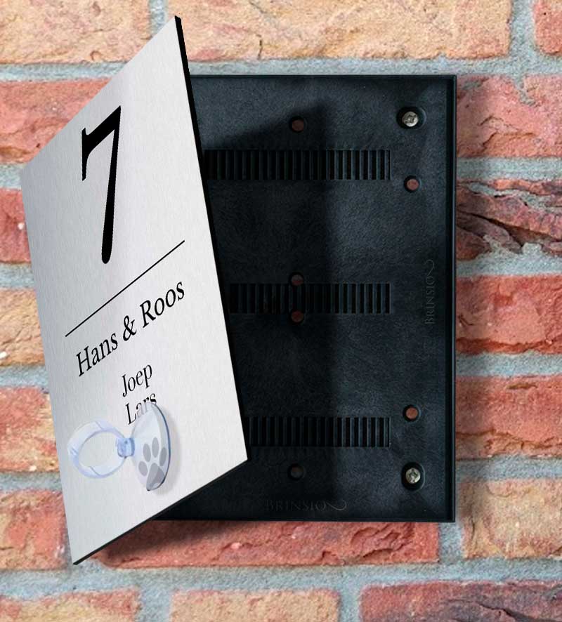 Uniek Naambordje Voordeur Magnetisch
