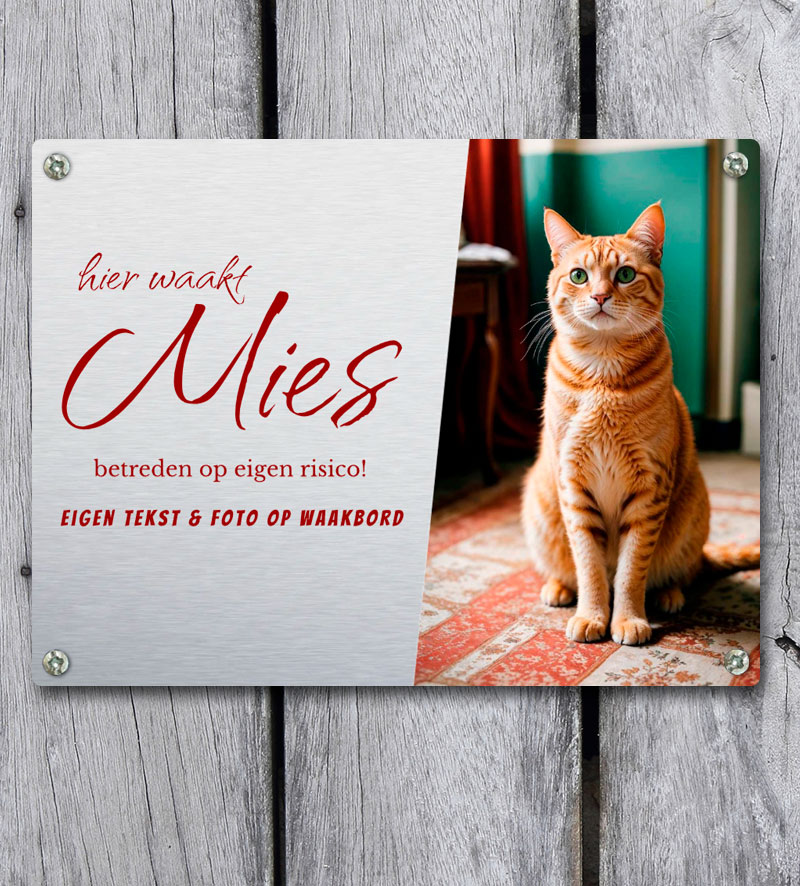 Waakbord Personaliseren Poes