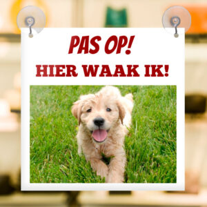 Waakbordje Raam Zuignappen