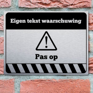 Waarschuwingsbord Industrieel Ontwerpen