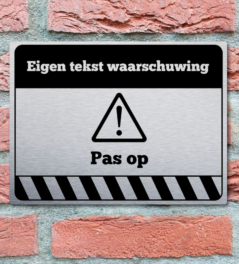 Waarschuwingsbord Industrieel Ontwerpen