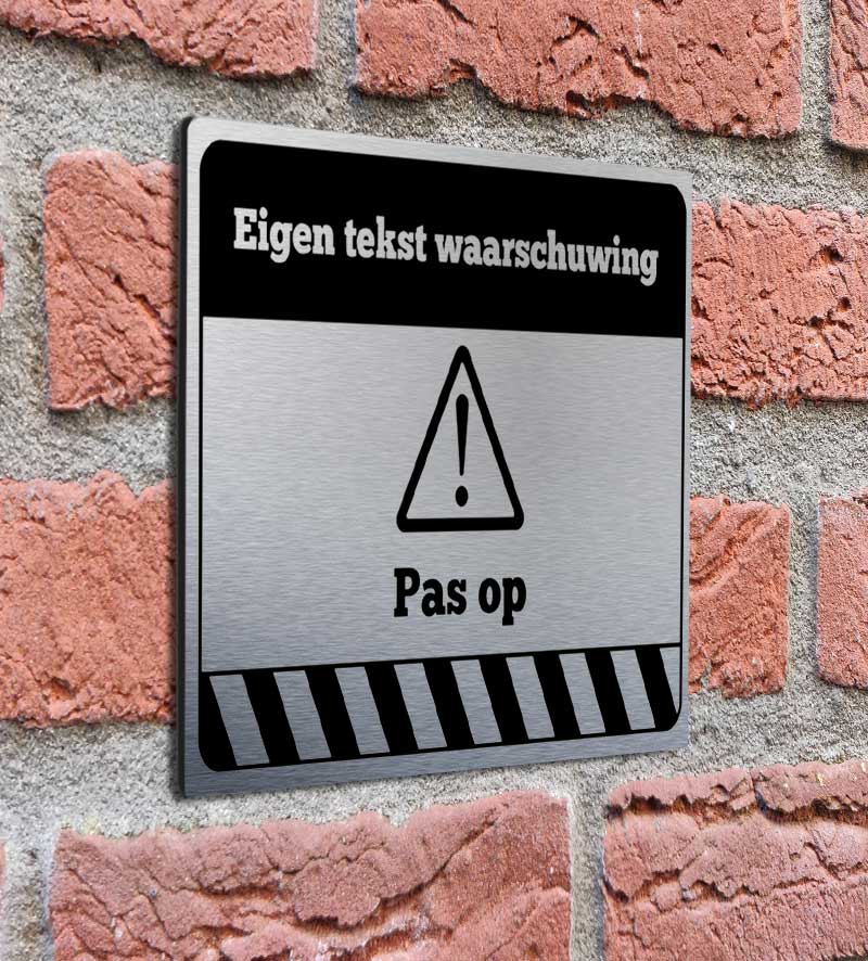Waarschuwingsbord Modern Ontwerpen