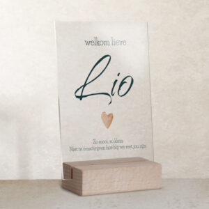 Geboortebord Slaapkamer Neerzetten Jongen