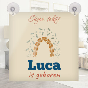 Raam Geboortebord Online Personaliseren