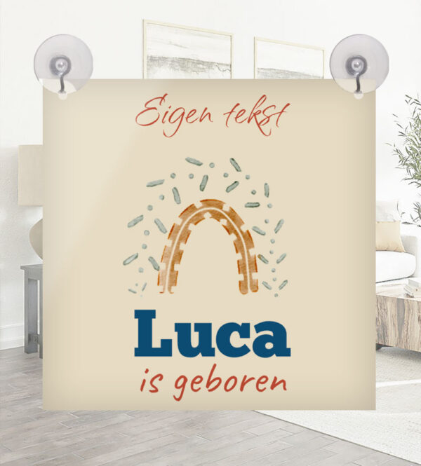 Raam Geboortebord Online Personaliseren