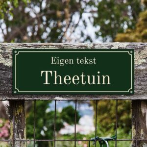 Bord Eigen Tekst Personaliseren Tuin Hek