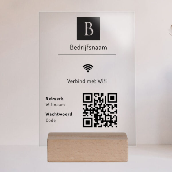 Wifibordje Plexiglas Online Ontwerpen