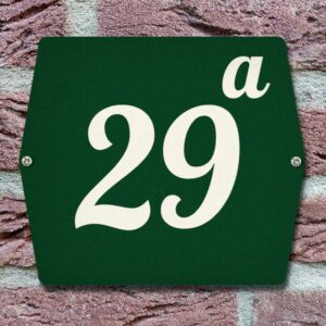 Huisnummerbord Met Huisnummertoevoeging