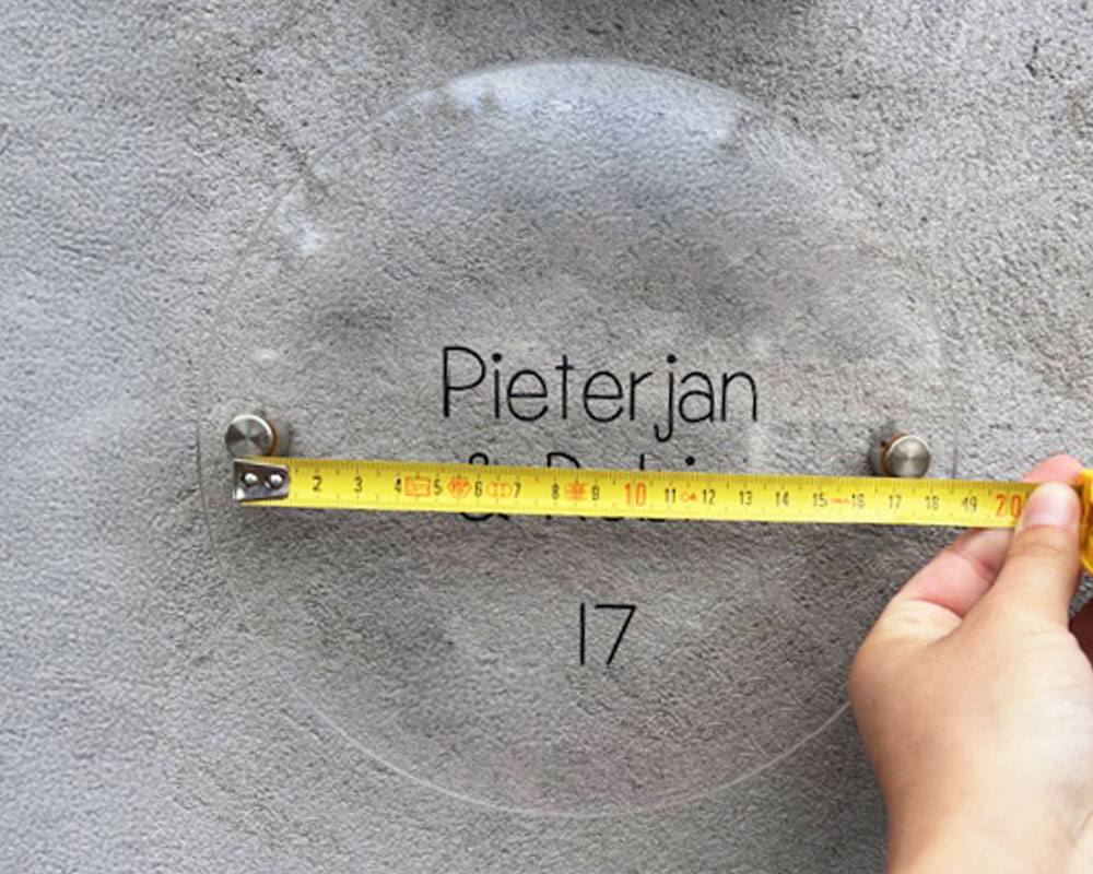 Naambordje Voordeur Vervangen