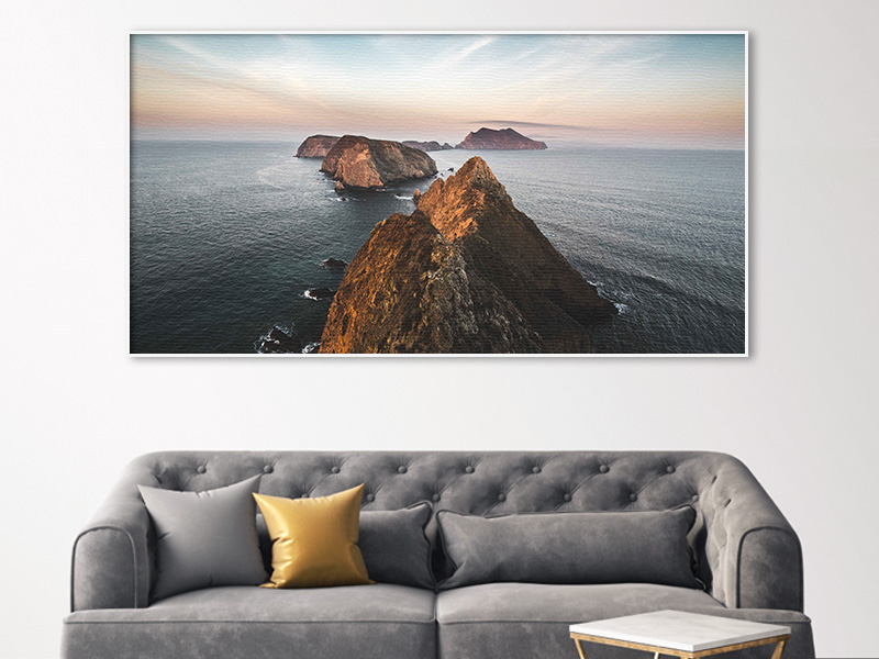 Akoestisch Fotopaneel Spijkerbroek|Detail foto akoestisch fotopaneel|Detail akoestisch fotopaneel|Akoestisch Paneel Detail