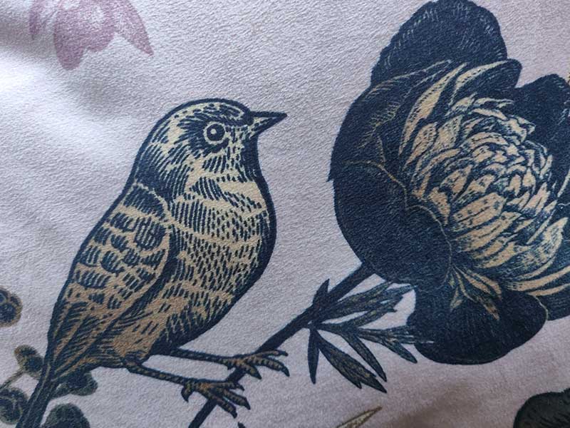 Los fluwelen (velours) textieldoek voor textielframe - Afbeelding 5