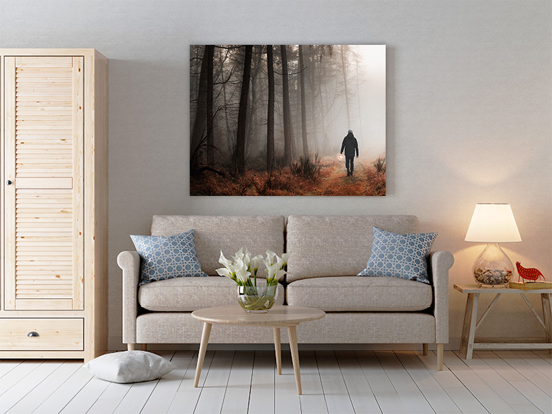 Foto Op Hout Populieren|Foto Geprint Op Hout Van Populieren|Foto Op Hout Zijkant Detail|Detail Foto Op Hout Geprint