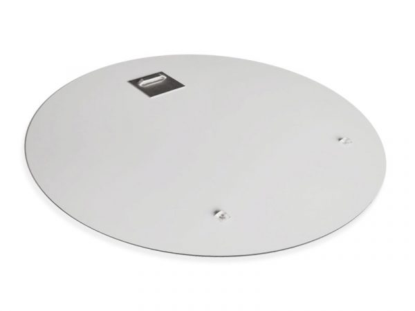 Foto Op Rond Aluminium Ophangsysteem Achterzijde