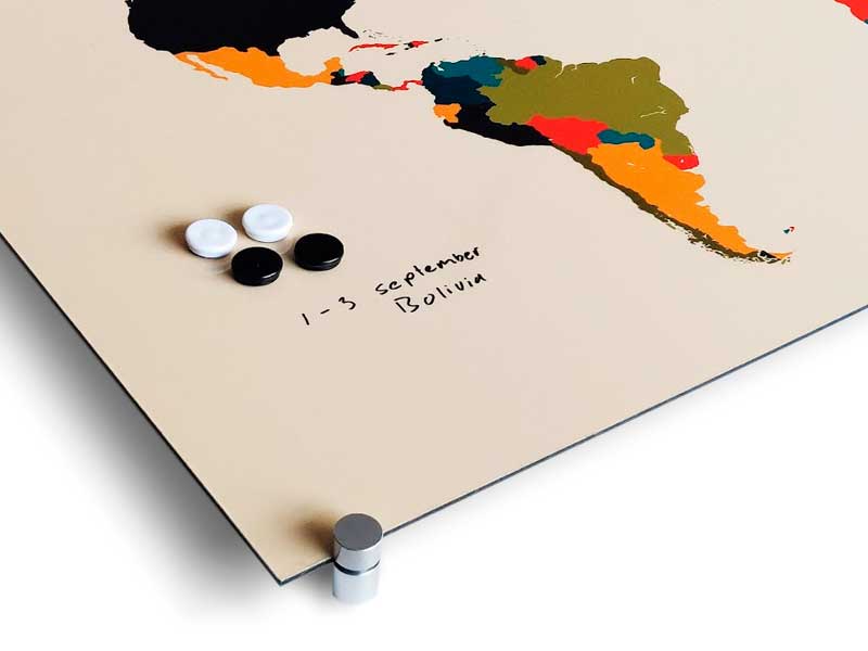 Whiteboard Magnetisch Budget. Sandwichpaneel met toplaag van staal - Afbeelding 3