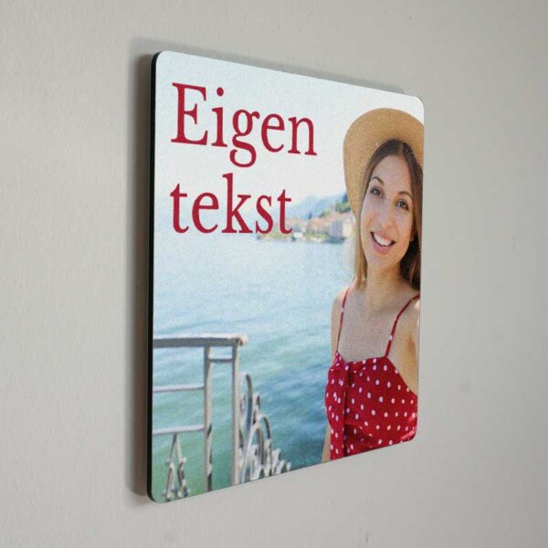Fotobordje Eigen Tekst Personaliseren