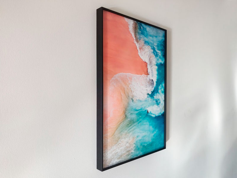 Hd Metal Luxe Zwarte Lijst Wandpaneel