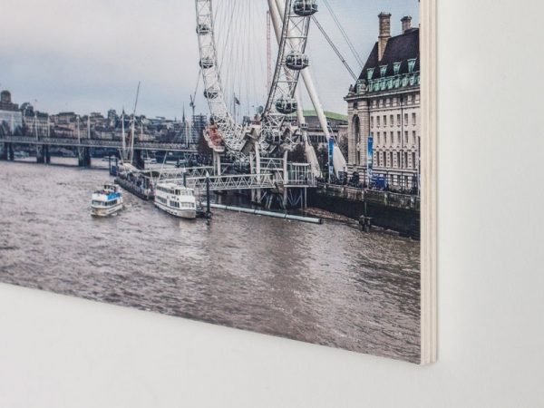 Zijkant Foto Op Hout Geprint