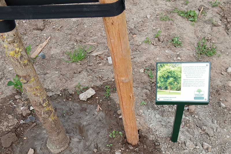 Inforamtiebordje Met Paal