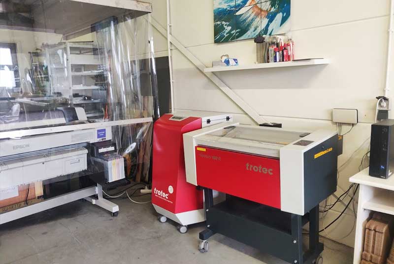 Werkruimte Lasergraveermachine