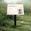 Gedenkbord met eigen foto – volledig naar wens te personaliseren
