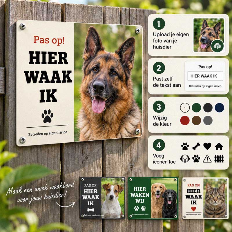 Waakbord Personaliseren Online Tool
