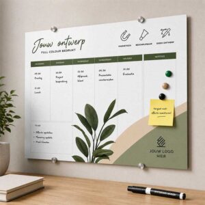 Whiteboard Bedrukken Magnetisch